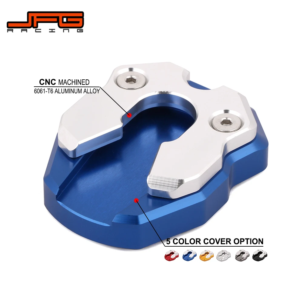 

Мотоциклетная алюминиевая подножка боковая подставка удлинитель опорная пластина для YAMAHA Nmax155 N-MAX155 2015 2016 2017 2018