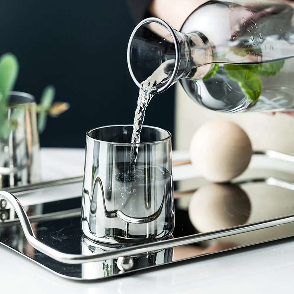 Стеклянная бутылка для воды прозрачный чайник большой емкости термостойкий