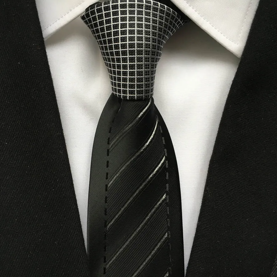 2022 New Designer Men's Ties Jacquard Woven Necktie Contrast Knot with Diagonal Stripes Cravat