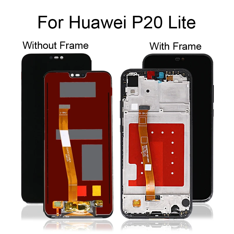 Для Huawei P20 Lite Nova 3e ЖК-дисплей сенсорный экран дигитайзер + рамка ANE-LX1 ANE-LX3 дисплей