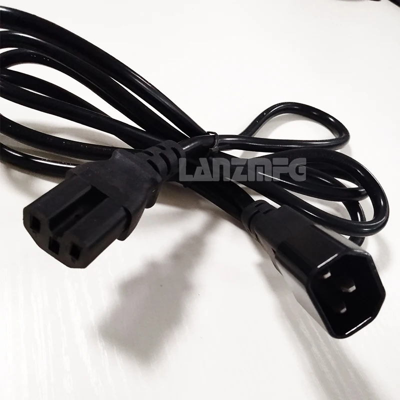 Штепсельная вилка европейского стандарта длина 2 м 18awg C15 + C14 | Обустройство дома