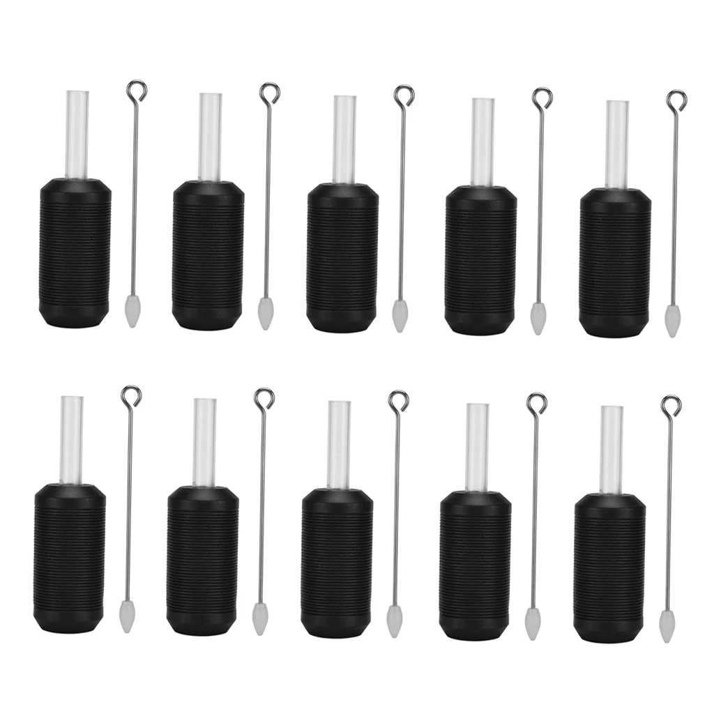 

10x Tattoo Cartridge Grip Tattoo Machine Handle with Mandrels Tattoo Supply