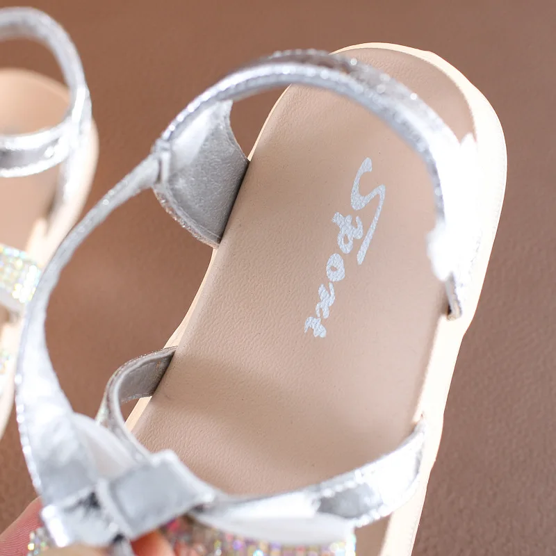 

Summer Girls Sandals Rhinestone Princess Shoes Baby Beach Sandals Children's Shoes Summer Girl Shoes