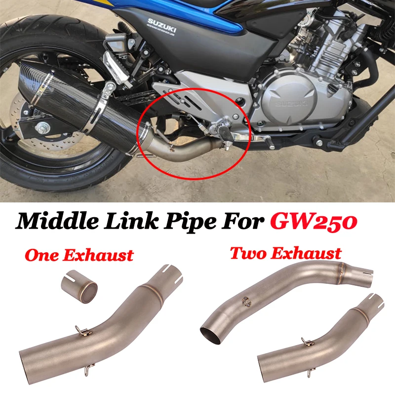 

Система выхлопной трубы для мотоцикла, 51 мм, для Suzuki GW250 GW250F