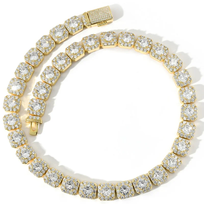 

Модное мужское ожерелье в стиле хип-хоп с фианитами, рок-цепь, роскошные ювелирные изделия для пар