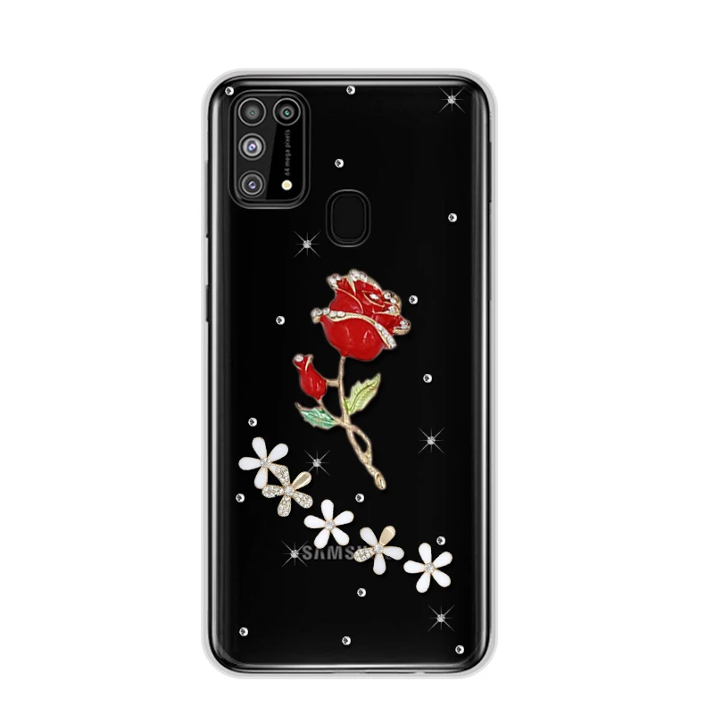 

case for Samsung M31 6.4" Transparent Silicon back Cover For Samsung Galaxy M31 M 31 SM-M315FZBVSER m315 Phone Bumper Funda