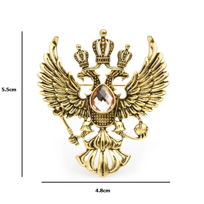 Wuli & baby винтажный Орел значок брошь на булавке для женщин и мужчин металлическая