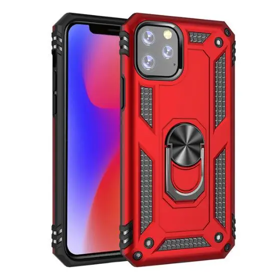 Противоударный чехол с кольцом R-JUST для iPhone 5-11/SE/X/XR/Plus/Pro/Max | Мобильные телефоны и