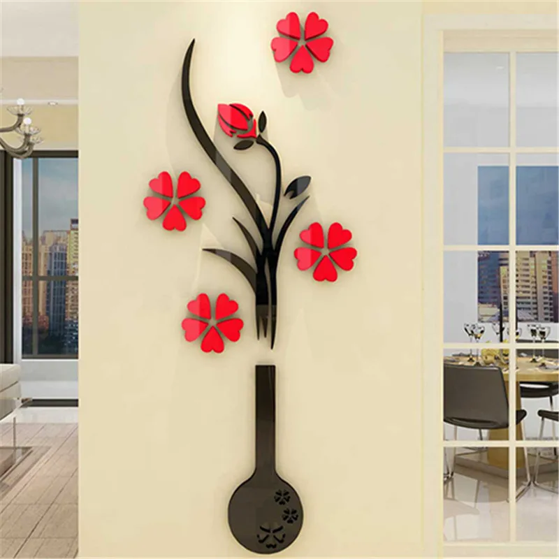 Акриловая 3D Наклейка на стену Quailty сделай сам для гостиной художественный фон