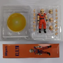 SHF Youth Klilyn Figure model Toys Action Dragon Ball Cyborg Android No.18 Kuririn Wife Collectibles Gift Toys For Children Doll