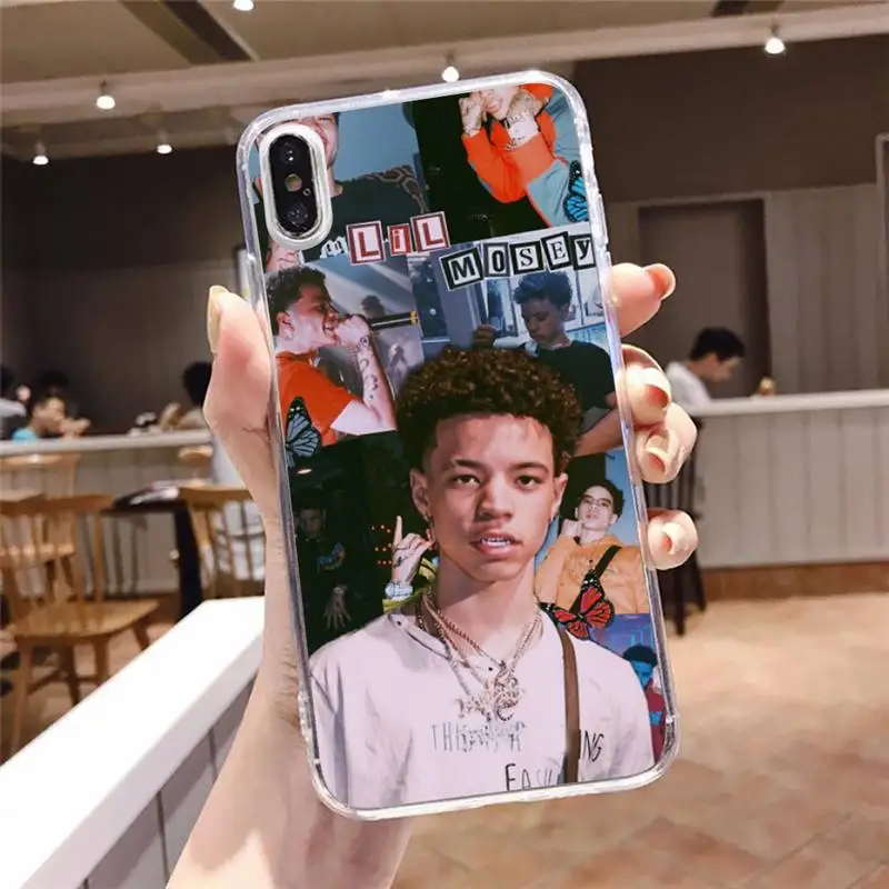 

American Lil Mosey rapper Phone Case Transparent soft For iphone 5 5s 5c se 6 6s 7 8 11 12 plus mini x xs xr pro max