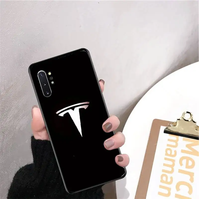 

Luxury Car Tesla Phone Case For Samsung Note8 9 10 20 Case For Note10Pro 10lite 20ultra M20 M31 Funda Case