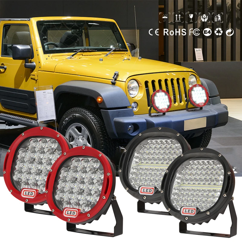

1PCS 7 Inch LED Driving Lights Spot Spotlights Round Work Offroad Lamp Round Car Off-road Vehicle Spotlight Light Bar Work Light