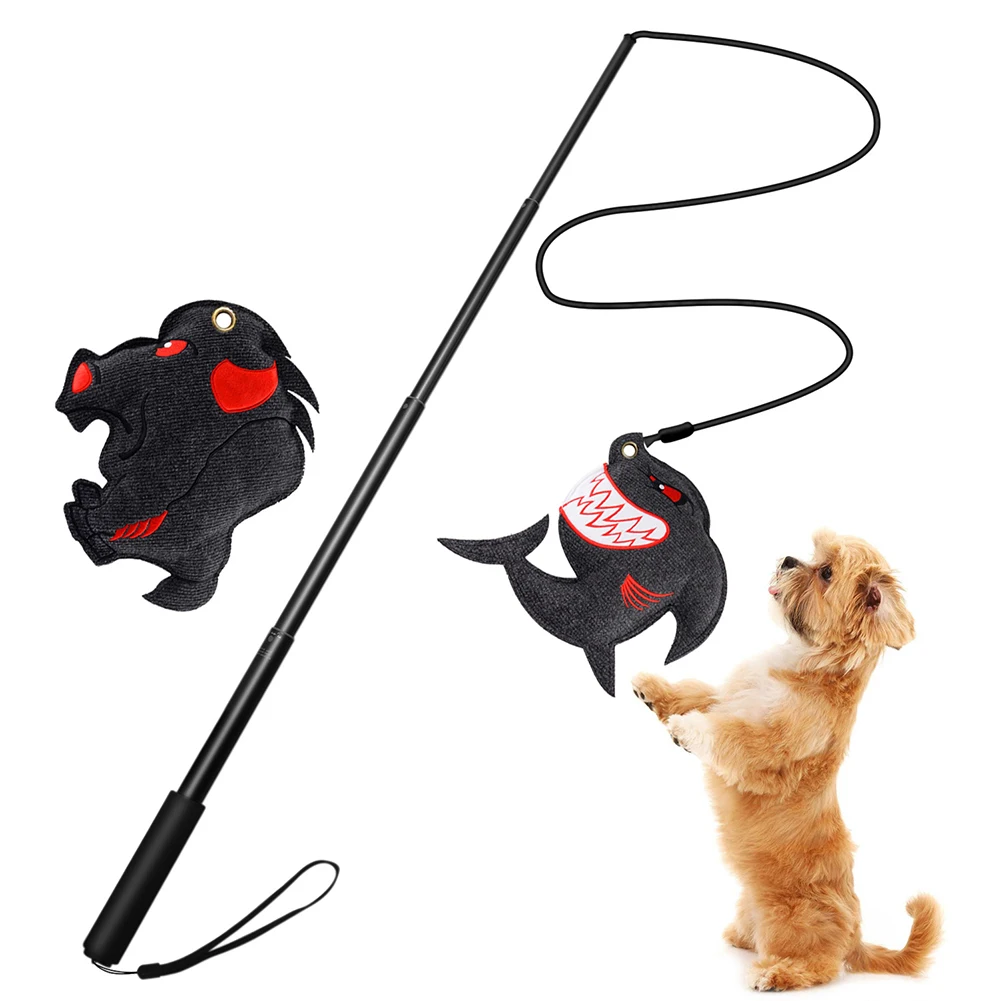 

Portable Exercise Chewing Aluminum Alloy Fun Telescopic Lure Stick Home Garden Obedience Training Flirt Pole Interactive For Dog