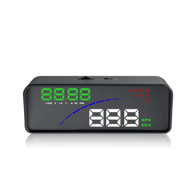 HUD OBD красочные HD Smart Head Up многофункциональный дисплей скорость RPM расход топлива