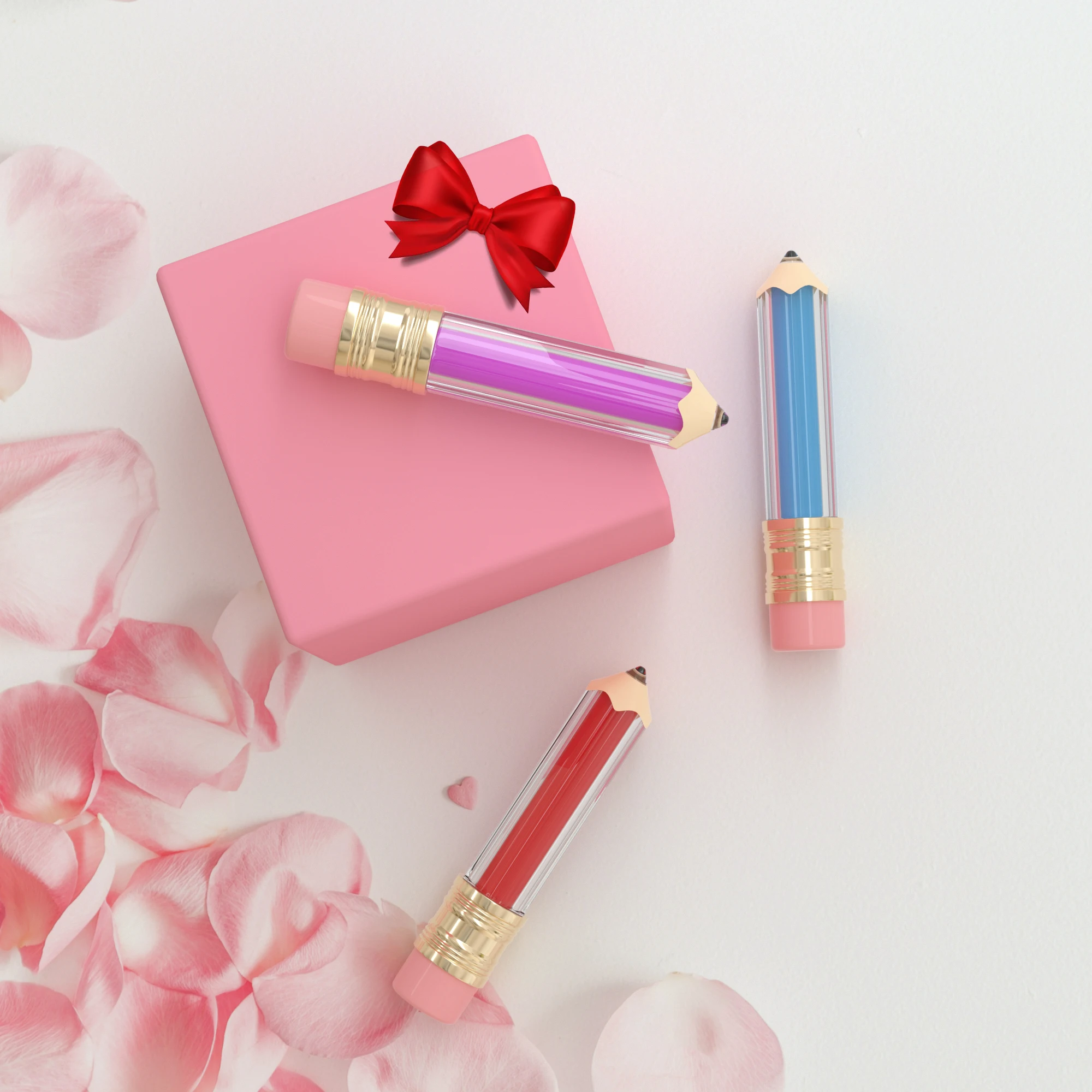 5 штук 5 мл пустой тюбик для губ, прозрачные тюбики для бальзама в виде карандаша, перезаправляемые бутылки для помады упаковка для блеска для губ.