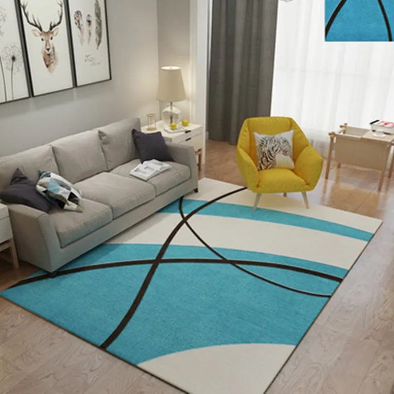 Современный простой 3D геометрический Коврик скандинавский большой размер ковер