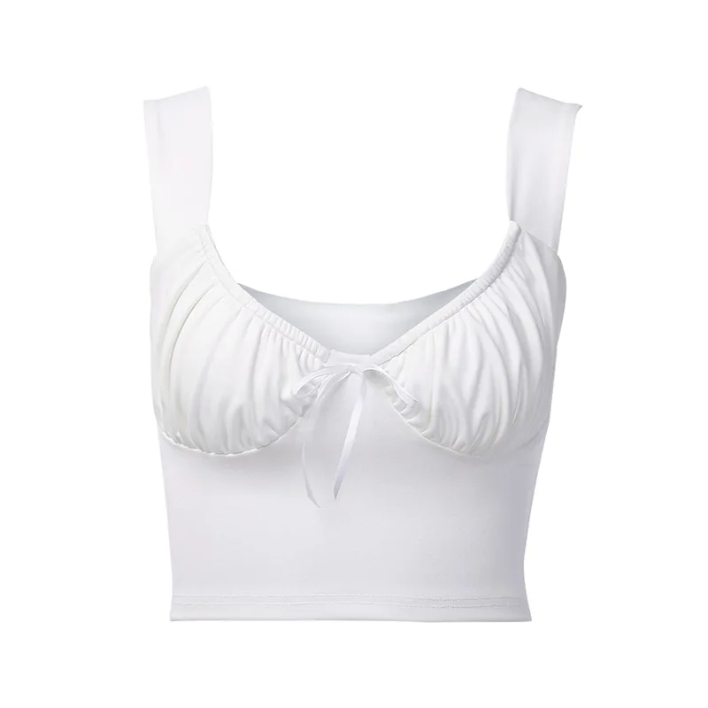 Summer Tops Sleeveless Breast flower Women Basic Casual Clubwear Sexy Vest Plain Ladies Tank Top For | Женская одежда