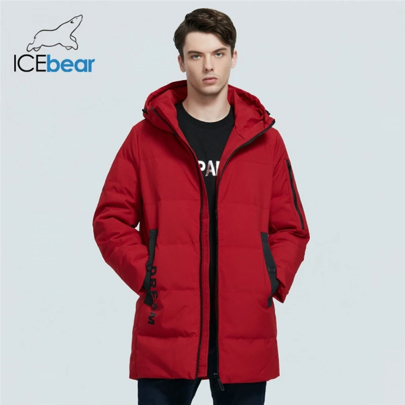 Icebear 2020 зимняя мужская куртка модная повседневная высокого качества мужской
