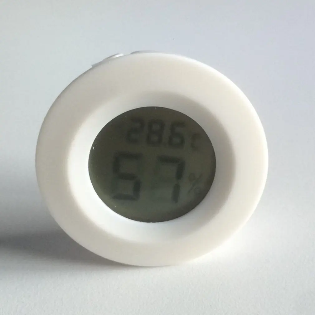Круглый термометр встроенный электронный цифровой и увлажнитель ПЭТ акриловый