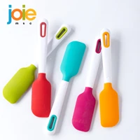 joie 2pcs kitchen silicone cream spatula mixing batter scraper brush butter mixer heat resistant utensils cake brush baking tool