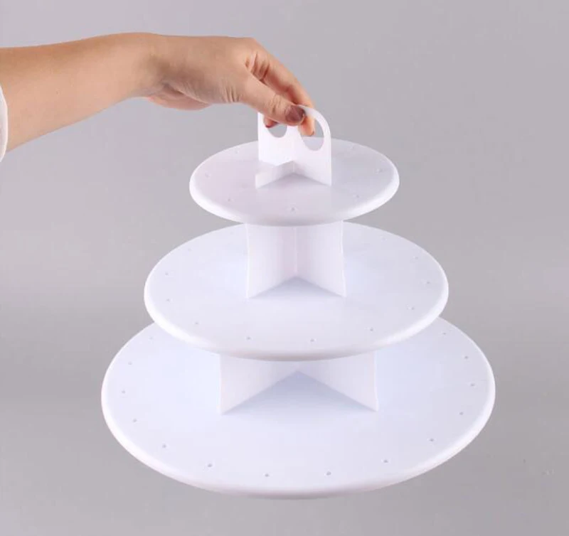 Подставка для торта 3 уровня 42 Отверстия|Стойки| |
