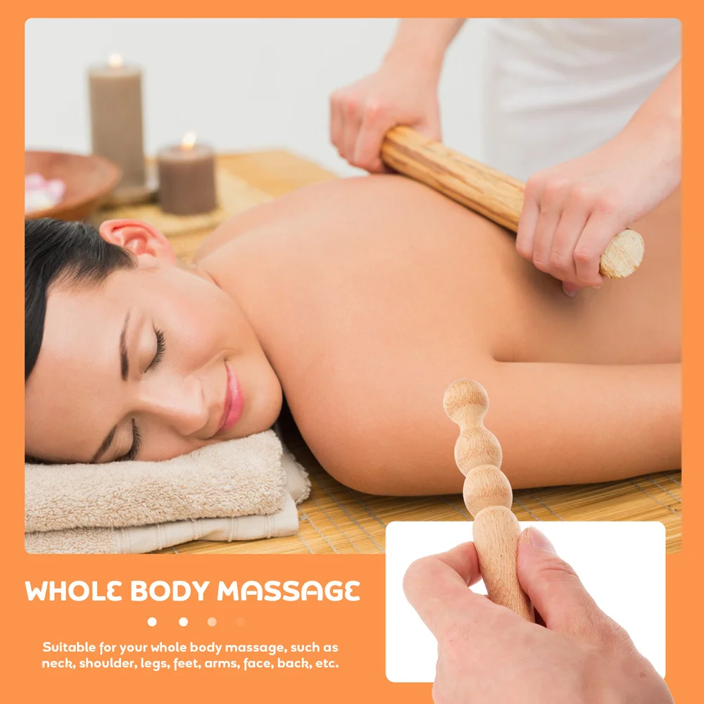 

1Pc Meridian Massaging Stick Wooden Stick Manual Massaging Rod