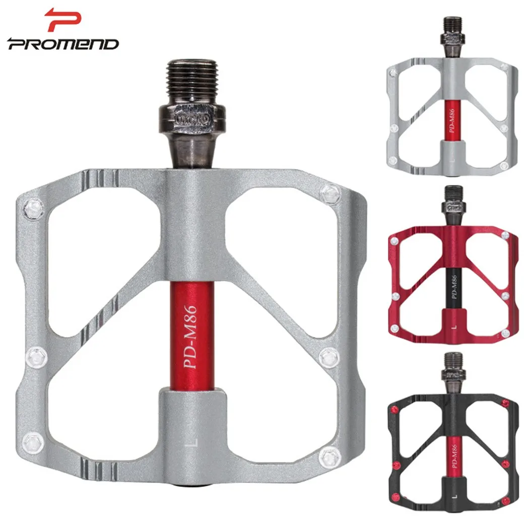 

PROMEND Mountain Bike Pedals 3 Bearings Ultralight Aluminum Flat/Platform Pedal Ultralight Anti-Slip Bike Accessories Bicicleta