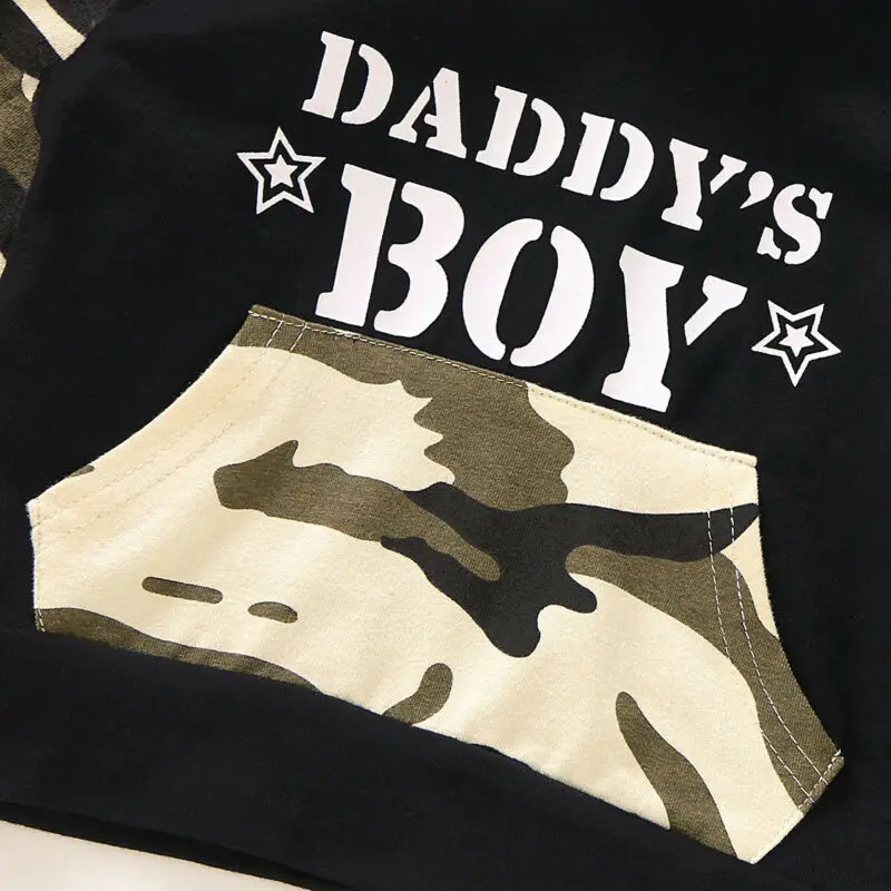 

1-4 Years Baby Boys Clothing Set 2019 Autumn Camouflage Print Boys Hoodies Sweatshirt Pant Suits Children Set Boys Sets Clothing