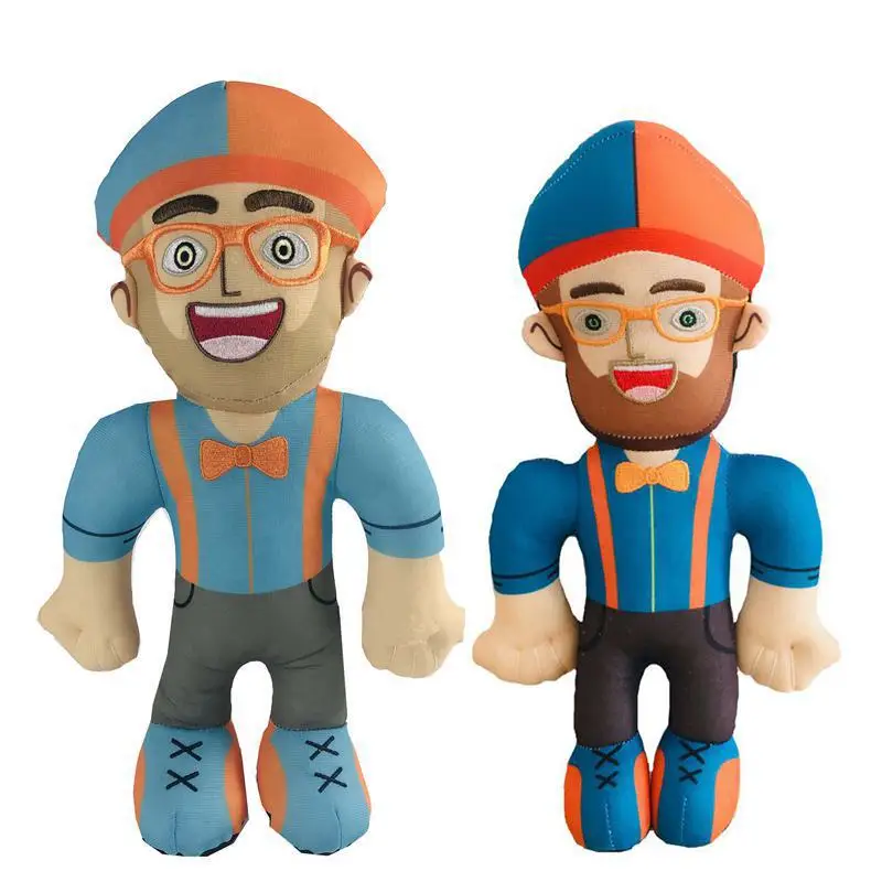

2020 HONJI New 30cm American Childrenâ€™s English Enlightenment Program Blippi Plush Doll Toy Ragdoll