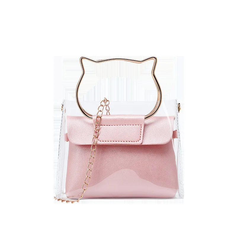 

2021 Summer Purses And Handbags Women Small Hand Bag Trendy PVC Composite Bag Fashion Shoulder Bag Mobile Phone Crossbosy Bag
