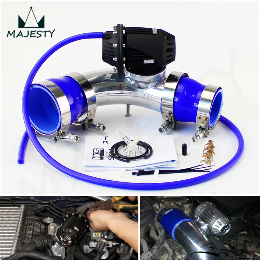 Черный выдувной Клапан SQV BOV IV 4 kit комплект турбо труб для HYUNDAI GENESIS COUPE 2 0 T синий