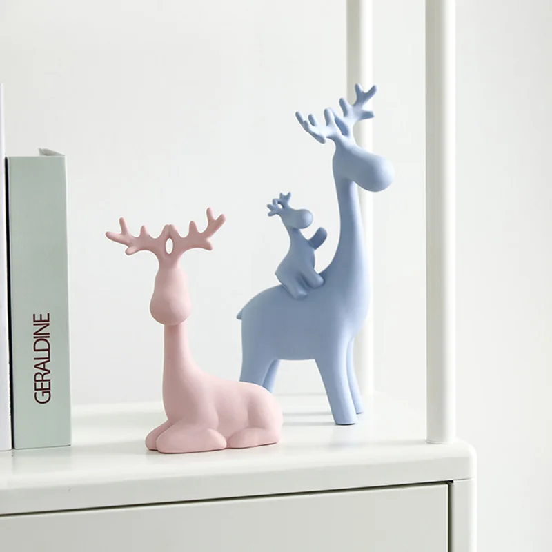 Керамические украшения в скандинавском стиле слон кошка олень кролик улитка