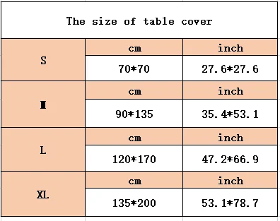 Скатерть из хлопка и льна прямоугольная Водонепроницаемая маслостойкая для