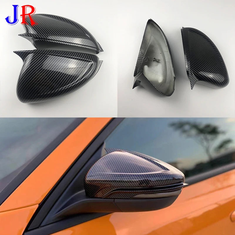 

Enviable Car Side Exterior Mirror Cover Caps for Ford Focus 2019 2020 MK4 Real Carbon Fiberrearview Car Accessories Style