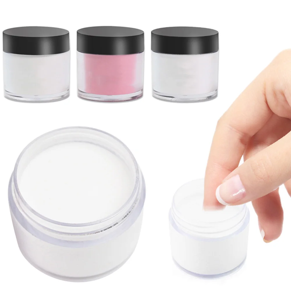 10 мл/бутылка пудра для ногтей белый/розовый/прозрачный цвет блестящая пигментная