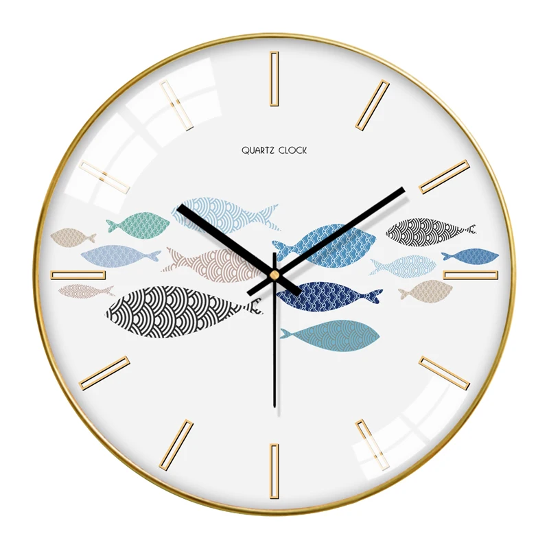 Современные настенные часы в скандинавском стиле бесшумные минималистичные для