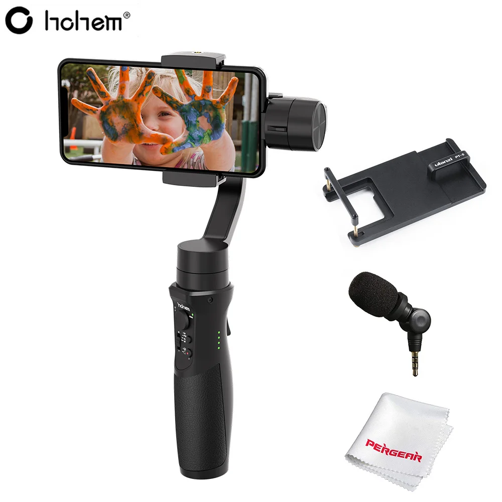 Kit Hohem iSteady Мобильный плюс 3-осевой портативный смартфон сотовый телефон видеокамеры Стабилизатор для iPhone XS XR X 8P samsung S10 S9 Gopro Pk Moza Mini S - Цвет: Kit
