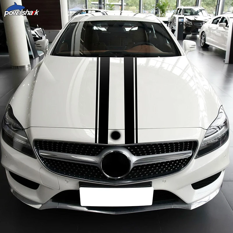 Наклейка на дверь боковые полоски наклейка капот автомобиля для Mercedes Benz A C E GLA CLA