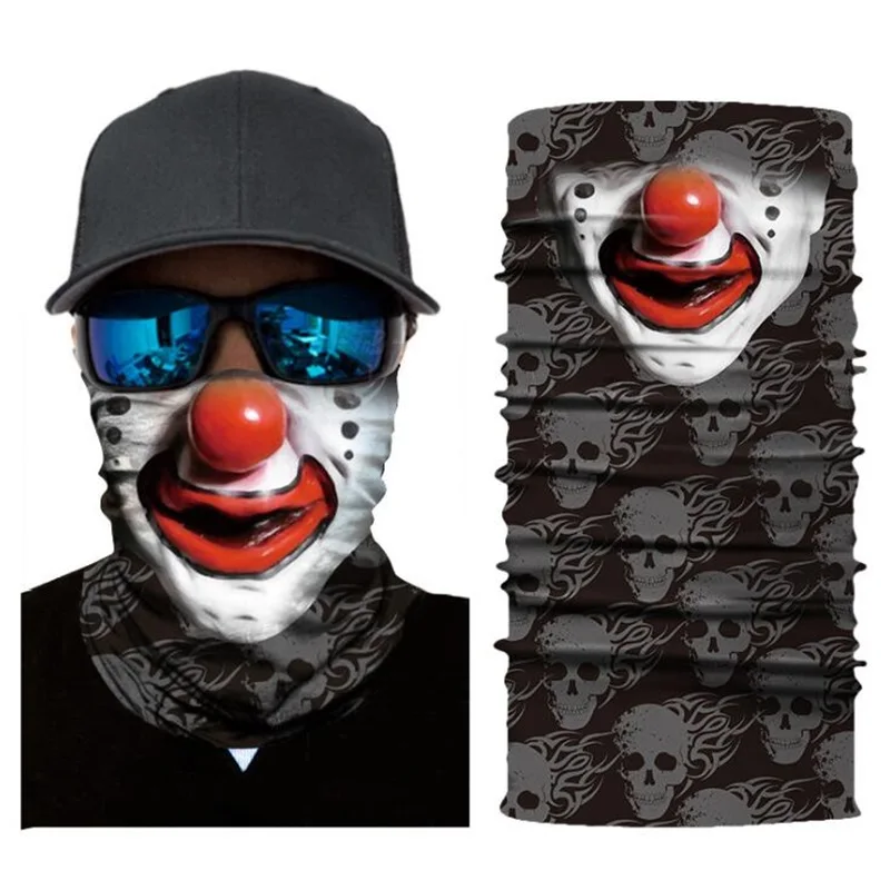 Шарф для езды на мотоцикле и велосипеде Stephen King's Pennywise маска-бандана повязка