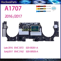 original a1707 motherboard 820 00281 a 820 00928 a for macbook pro retina 15 logic board core i7 16g 2016 2017 with touch id