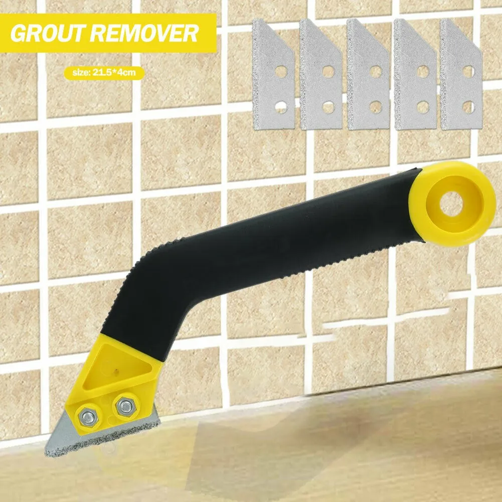 

Grout Remover Tile Grout Saw Angled Grout Scraping Rake Tool For Tile Cleaning Floor Mould Removal Hand Tools Set Accessories