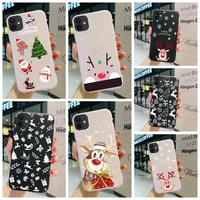 for huawei y5 y6 y7 y9 prime lite case cartoon christmas pattern shockproof silicone painted matte phone protection cover