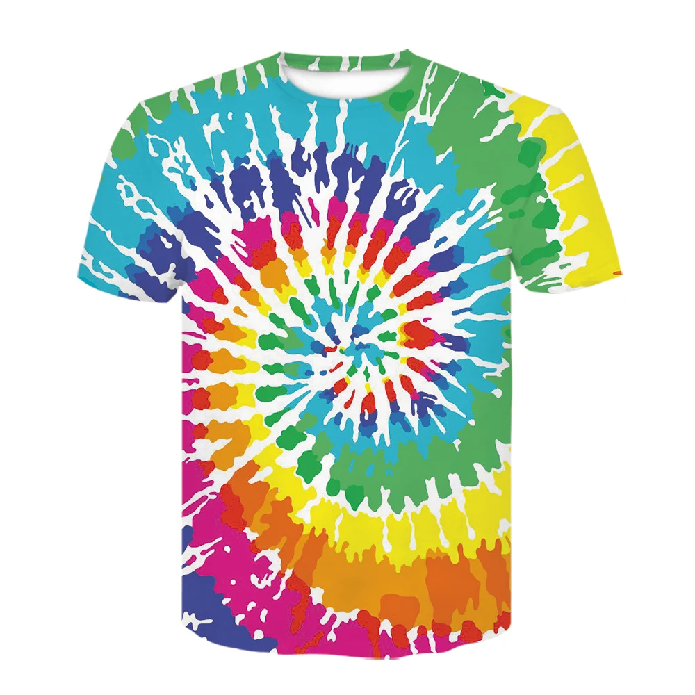 

2020 Newest t shirt for men Summer Style Fashion Print 3D T shirt Men colorful Printing Short sleeved Geometric cube Tees tops