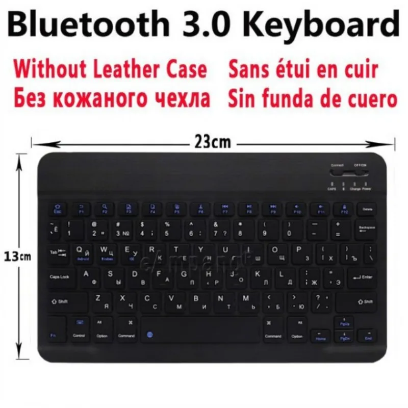 only RussianKeyboard Bluetooth клавиатура чехол для huawei Mediapad M5 Lite 10 10,1 BAH2-W09 BAH2-L09 BAH2-W19 Чехол клавиатура для huawei M5 10,1 крышка - Цвет: only RussianKeyboard