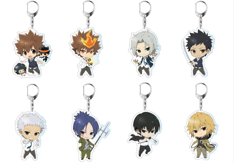 

Аниме хитман Реборн! Брелок для ключей Sawada Tsunayoshi Gokudera Hayato