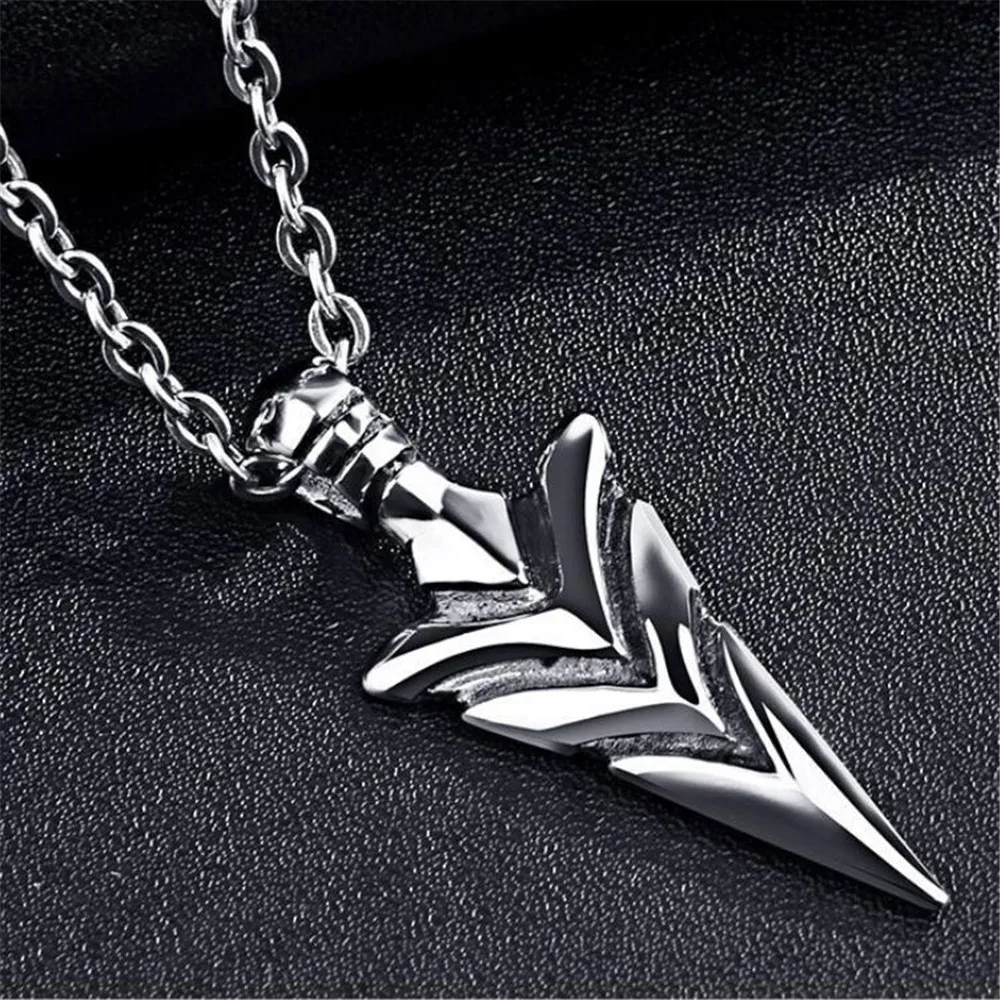 

New Fashion Jewelry Domineering Air Gun Head Men's Necklace Trendy Man Hip Hop Party Exquisite Accessories Gift Wholesale