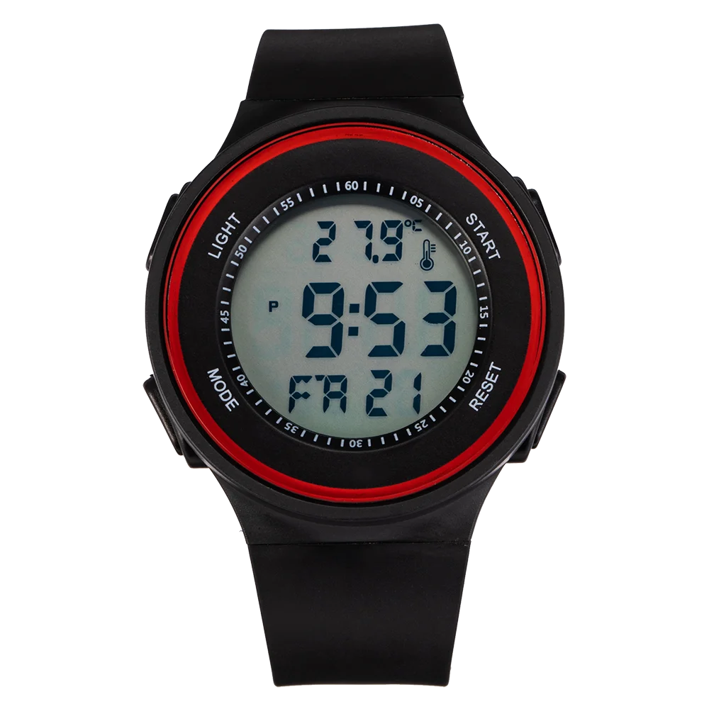 

Senors Fashion Outdoor Sport Watch Men Multifunction Watches Alarm Clock Chrono 3Bar Waterproof Digital watch reloj hombre