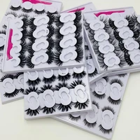 10 pairs false eyelashes set thick long reusable handmade fake lashes mink with lashes tweezer soft vivid 30 setslot dhl free