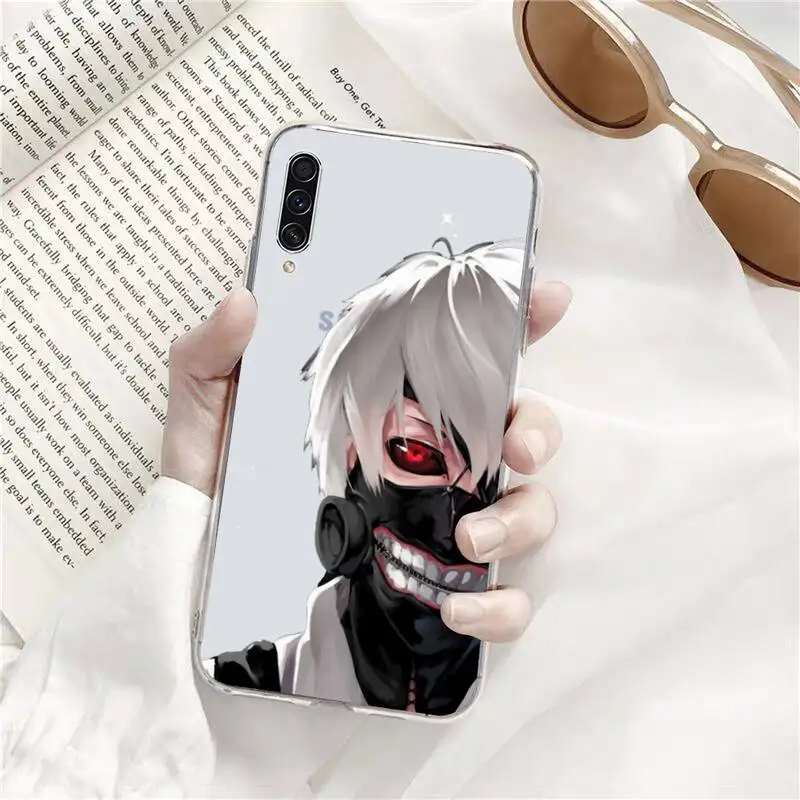 

Tokyo Ghouls horror Phone Case Transparent for Samsung s9 s10 s20 Huawei honor P20 P30 P40 xiaomi note mi 8 9 pro lite plus